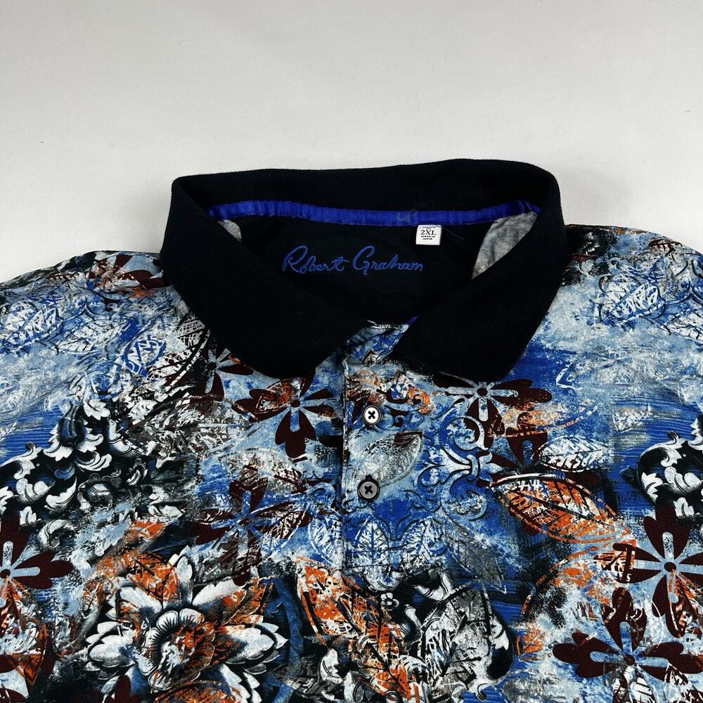 Robert Graham Golf Polo Mens Sz XXL Shirt Amazing Color.